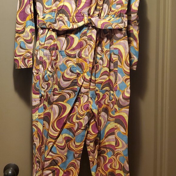 Lucy & Yak Maggie Jumpsuit in "Shirley" print, XL - Picture 4 of 4